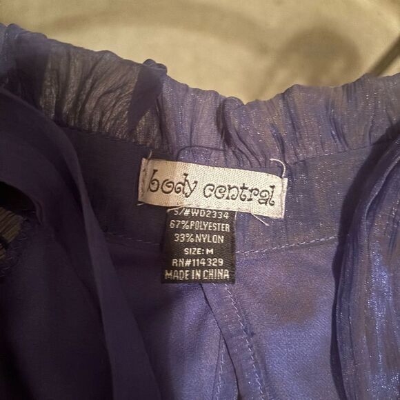 Body Central Metallic Purple Dress - Picture 2 of 3